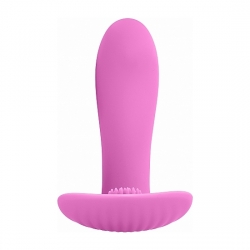 LEON VIBRADOR SILICONA CONTROL REMOTO - ROSA