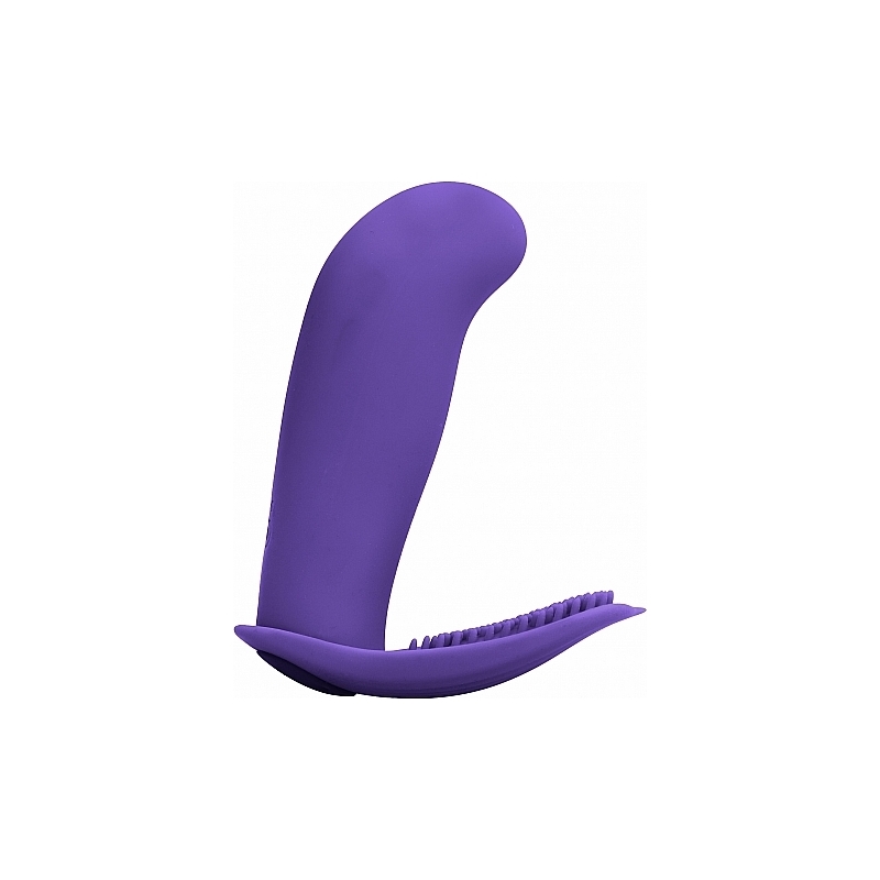 LEON VIBRADOR SILICONA CONTROL REMOTO - MORADO