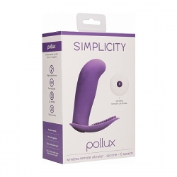 LEON VIBRADOR SILICONA CONTROL REMOTO - MORADO