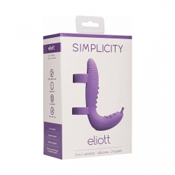 ELIOTT EXTENSIÓN DE VIBRADOR - MORADO