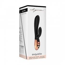 VIBRADOR HEATING G-SPOT EXQUISITE - NEGRO