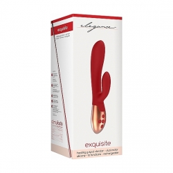 VIBRADOR HEATING G-SPOT EXQUISITE - ROJO