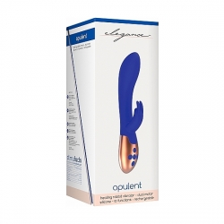 VIBRADOR HEATING RABBIT OPULENT - AZUL