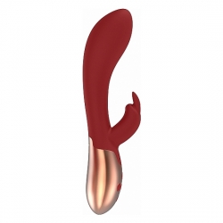 VIBRADOR HEATING RABBIT OPULENT - ROJO