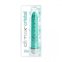 CLIMAX CRISTAL VIBRADOR 6X - TURQUESA