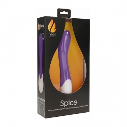 SPICE - VIBRADOR CON CALOR PUNTO G RECARGABLE - MORADO