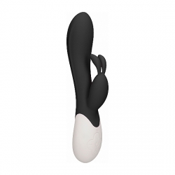 FLAME - VIBRADOR CONEJITO CON CALOR - NEGRO