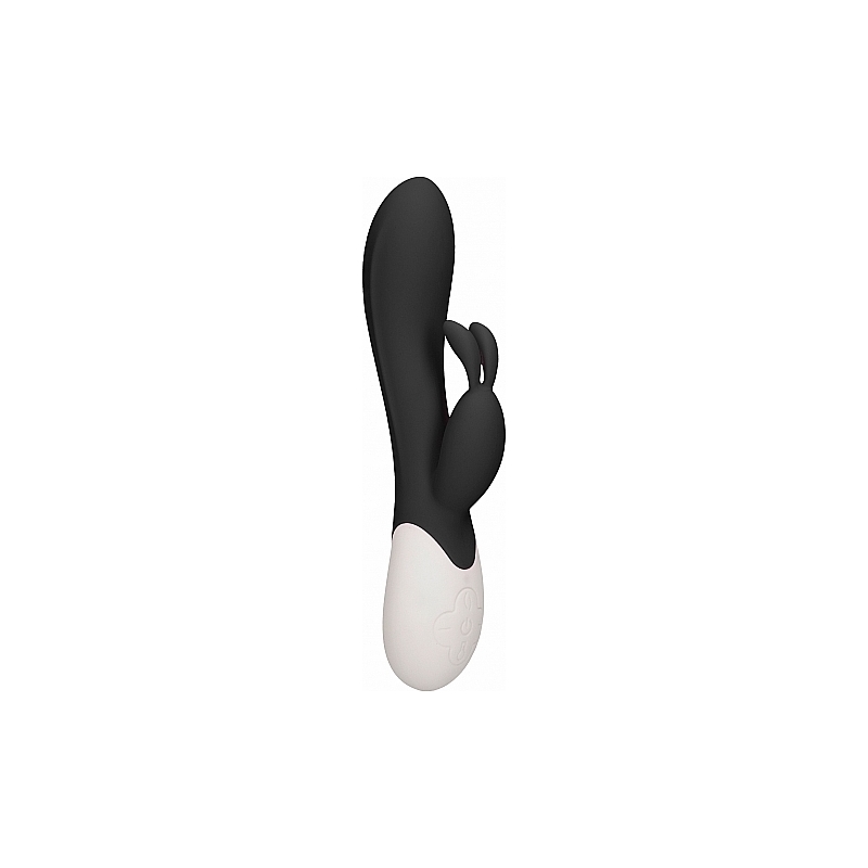 FLAME - VIBRADOR CONEJITO CON CALOR - NEGRO