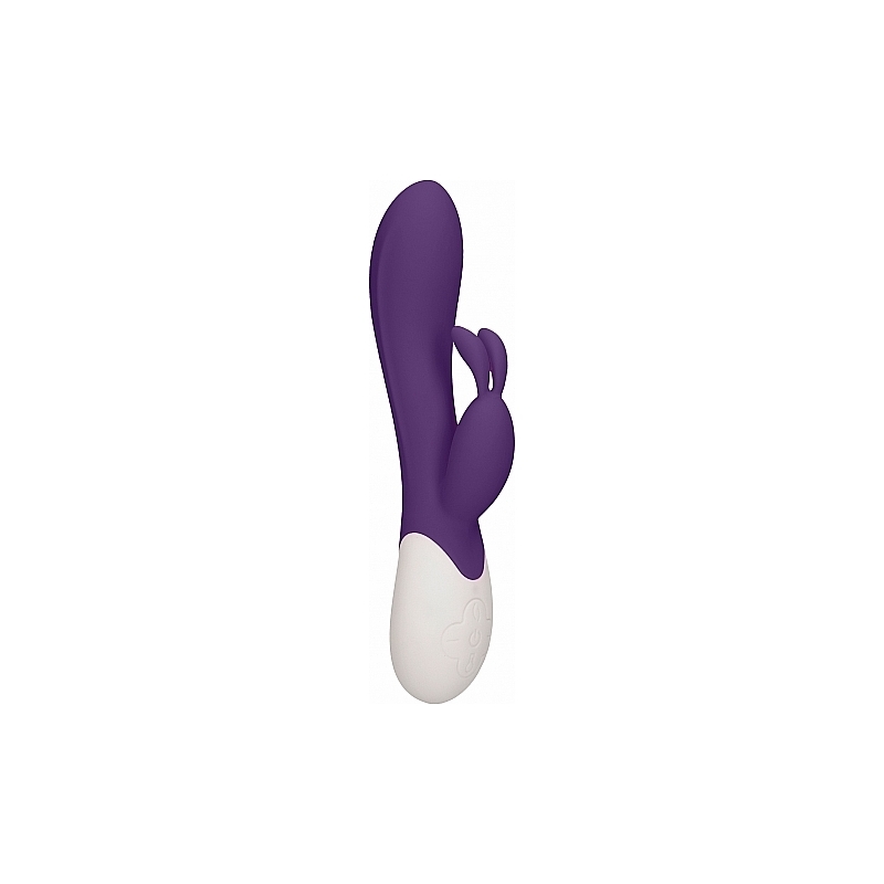 FLAME - VIBRADOR CONEJITO CON CALOR - MORADO