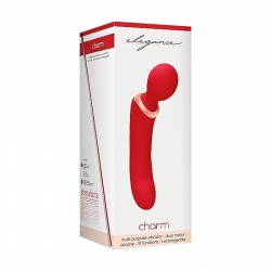 CHARM VIBRADOR MULTIPOSICIÓN - ROJO