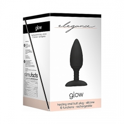 GLOW PLUG ANAL CON CALOR - NEGRO