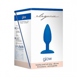 GLOW PLUG ANAL CON CALOR - AZUL