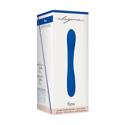 DOBLE PENETRACION VIBRADOR FLEX AZUL