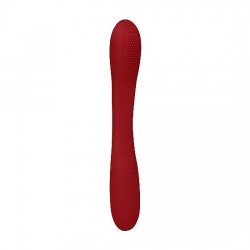 DOBLE PENETRACION VIBRADOR FLEX ROJO