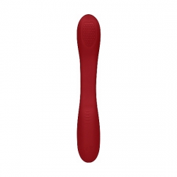 DOBLE PENETRACION VIBRADOR FLEX ROJO