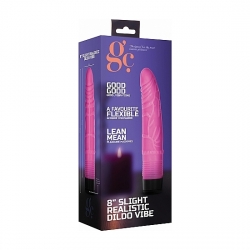 GC PENE VIBRADOR REALÍSTICO 19,5CM - ROSA