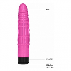 GC PENE VIBRADOR REALÍSTICO 19,5CM - ROSA