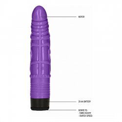 GC PENE VIBRADOR REALÍSTICO 19,5CM - MORADO