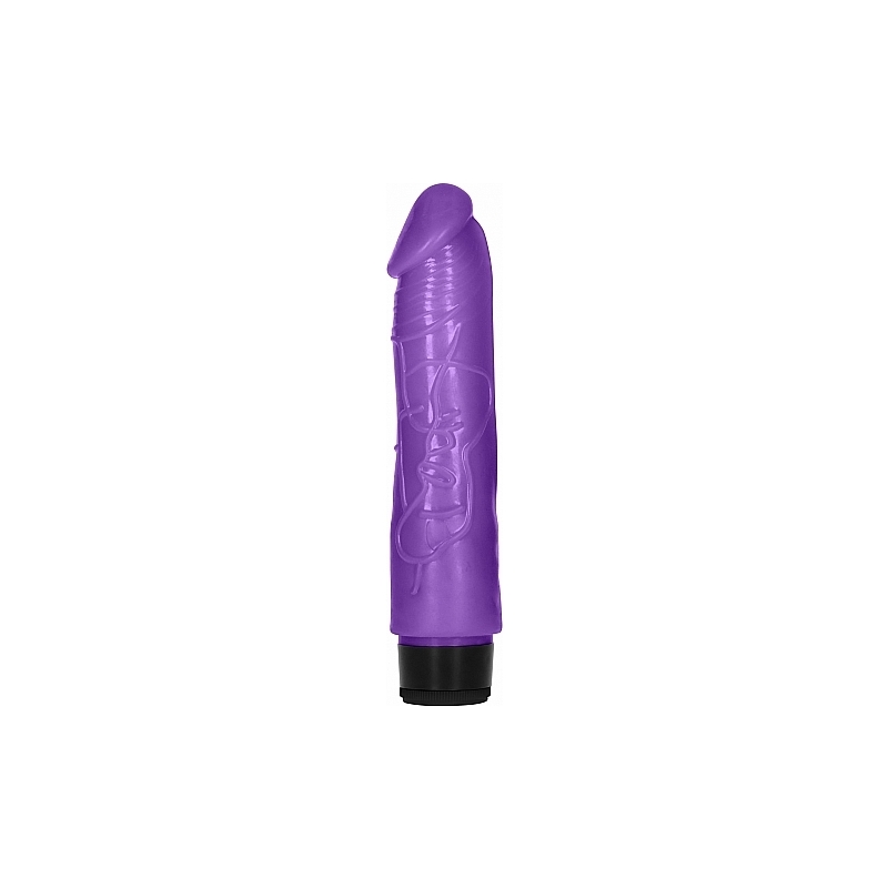 GC PENE VIBRADOR THICK REALÍSTICO 20CM - MORADO