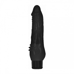 GC PENE VIBRADOR GRUESO REALÍSTICO 20CM - NEGRO