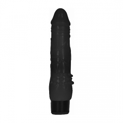 GC PENE VIBRADOR GRUESO REALÍSTICO 20CM - NEGRO