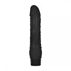 GC PENE VIBRADOR DELGADO REALÍSTICO 20CM - NEGRO