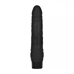 GC PENE VIBRADOR DELGADO REALÍSTICO 20CM - NEGRO