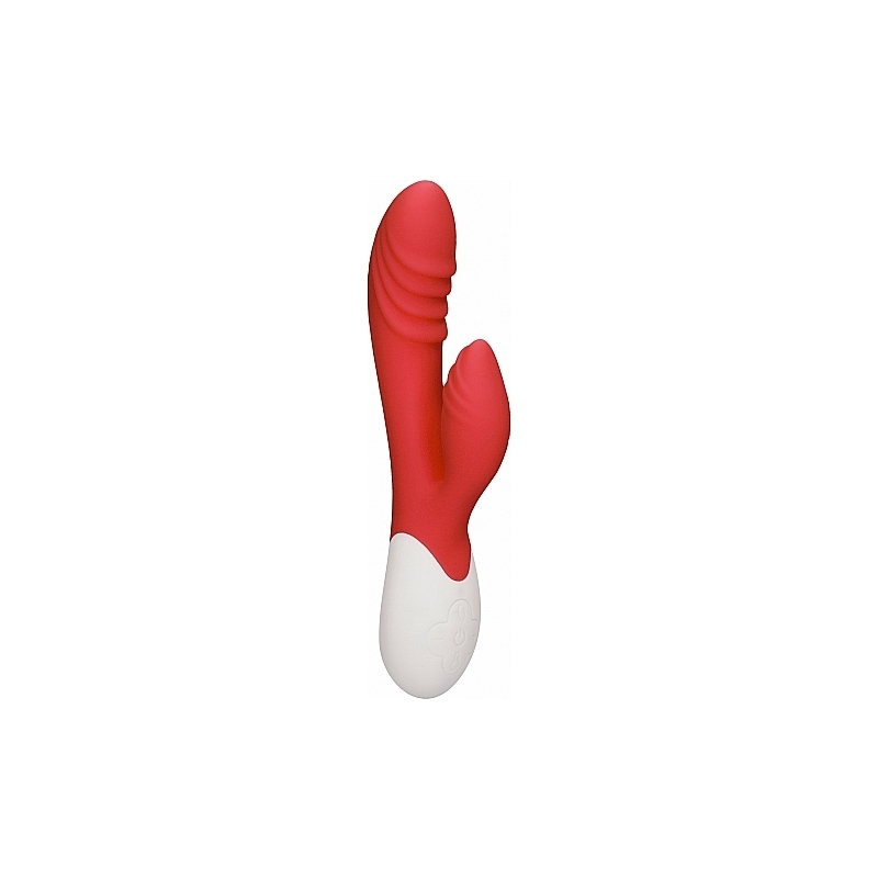 SUNBURST - VIBRADOR RAMPANTE CON CALOR - ROJO