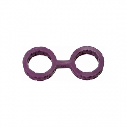 JAPANESE BONDAGE - ESPOSAS DE SILICONA PEQUEÑAS - MORADO