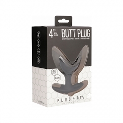 BUTT PLUG - SPLIT 6 - 9CM - NEGRO