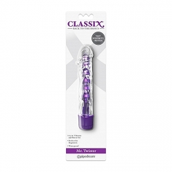 MR. TWISTER METALLIC VIBRADOR CON FUNDA - MORADO