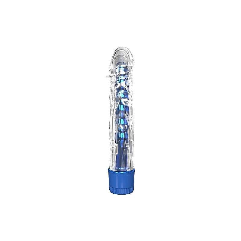 MR. TWISTER METALLIC VIBRADOR CON FUNDA - AZUL