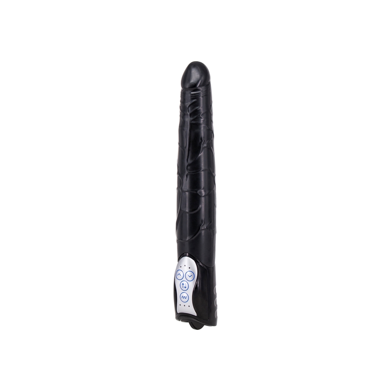 LONG JOHN PENE CON VIBRADOR - NEGRO