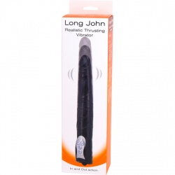 LONG JOHN PENE CON VIBRADOR - NEGRO