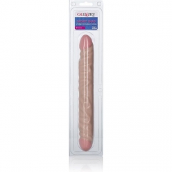 IVORY DUO PENE DOBLE REALÍSTICO 31CM - NEGRO