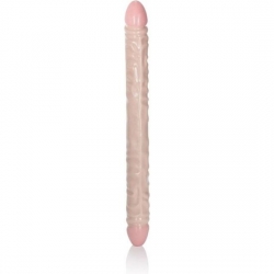 IVORY DUO PENE DOBLE REALÍSTICO 46CM