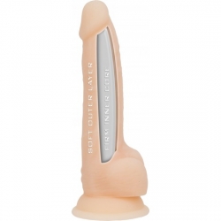 NAKED PENE REALÍSTICO SILICONA 18CM