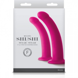 SHI/SHI SUGAR/SUGAR KIT DE DILDOS DE SILICONA - ROSA