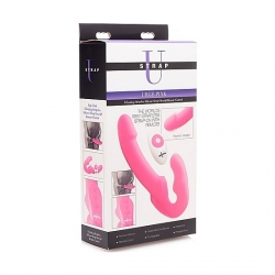 ARNÉS VIBRADOR DE SILICONA SIN SUJECIÓN - ROSA