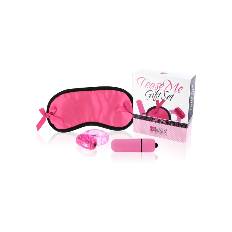 LOVERS PREMIUM TEASE ME SET DE REGALO ROSA