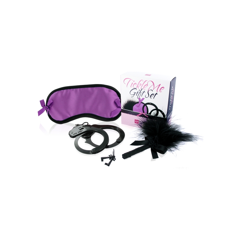 LOVERS PREMIUM TICKLE ME SET DE REGALO MORADO