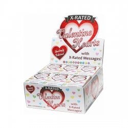 X RATED CARAMELOS CON FORMA DE CORAZÓN - DISPLAY 24UDS