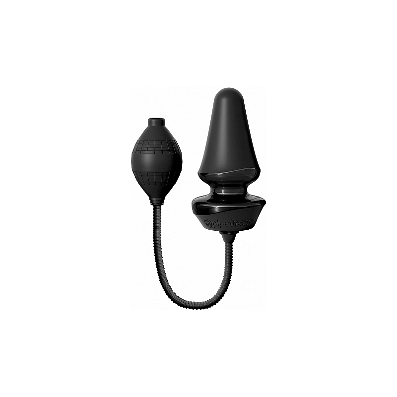 PLUG INFLABLE DE SILICONA - NEGRO