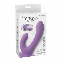 DUO PLEASURE WALLBANG-HER VIBRADOR PARA ELLA - MORADO