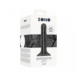 SONO NO. 67 - PLUG DE SILICONA PENETRABLE - NEGRO