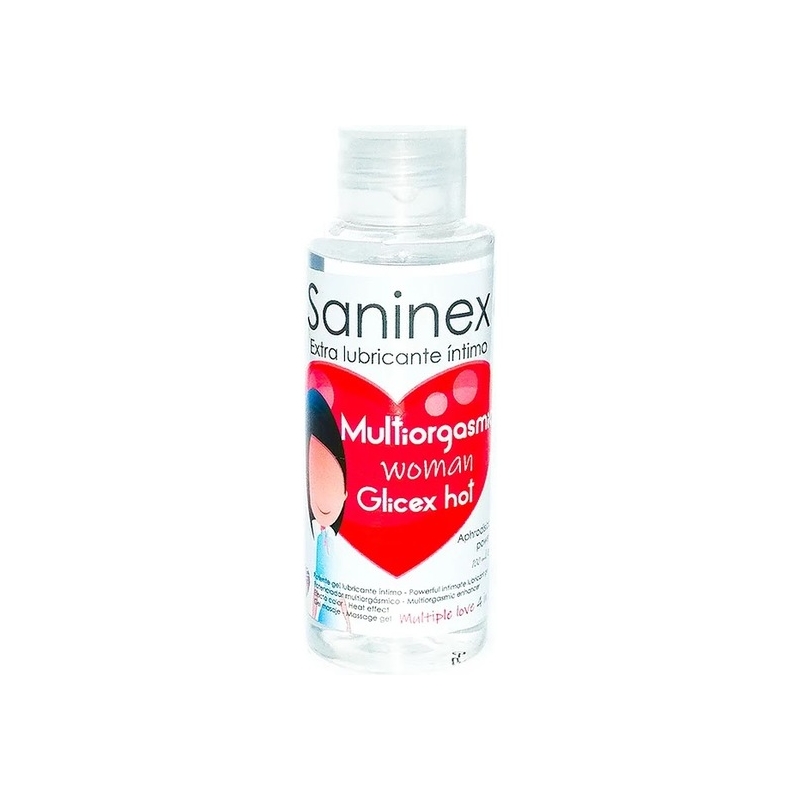 SANINEX GLICEX MULTIORGASMIC WOMAN HOT 4 IN 1 - 100ML