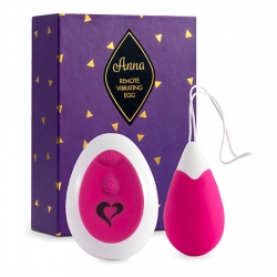 FEELZTOYS - ANNA HUEVO VIBRADOR CONTROL REMOTO - ROSA