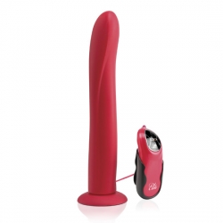 FETISH FANTASY ELITE DILDO VIBRADOR 25 CM ROJO