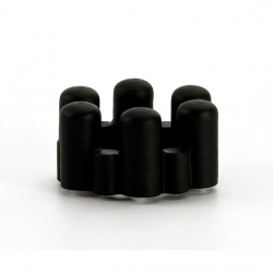 TEEZ TOYS ANILLO VIBRADOR CON 6 BALAS NEGRO