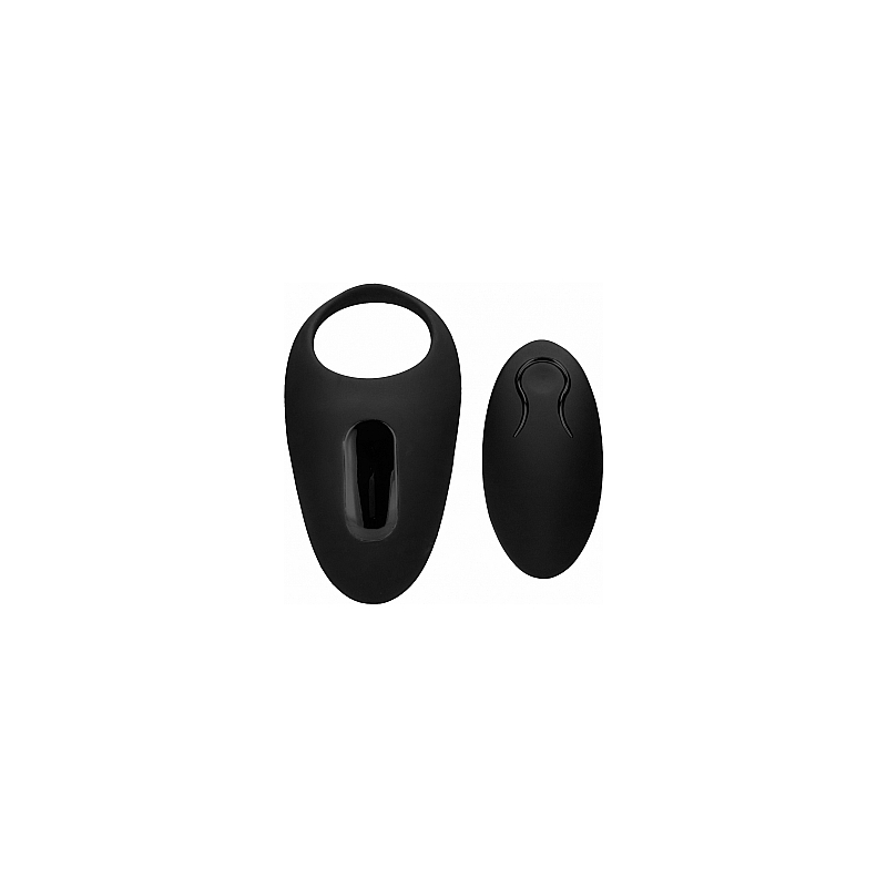 SONO NO.74 ANILLO VIBRADOR CON CONTROL REMOTO - NEGRO